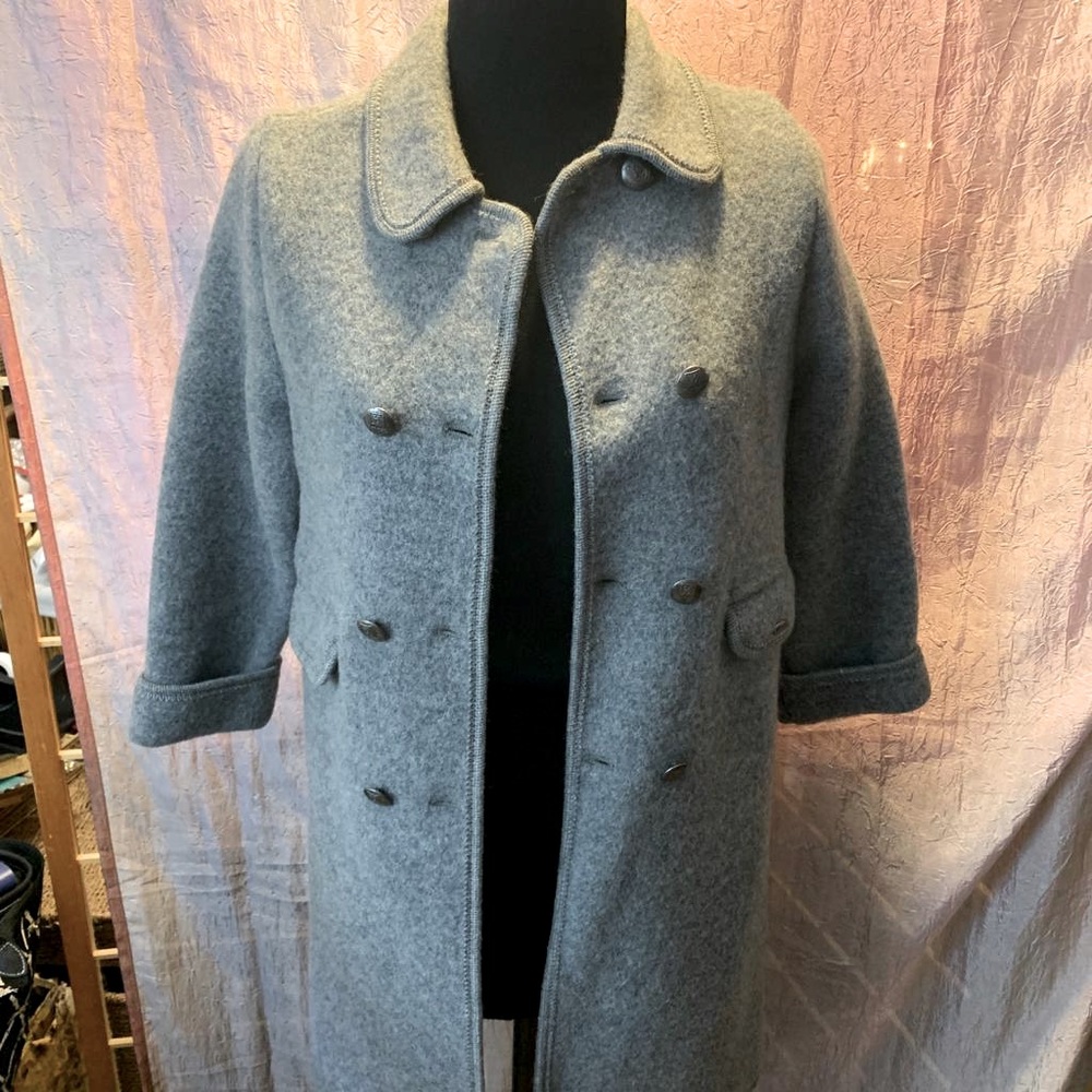 Giesswein Austria gray‎ wool coat